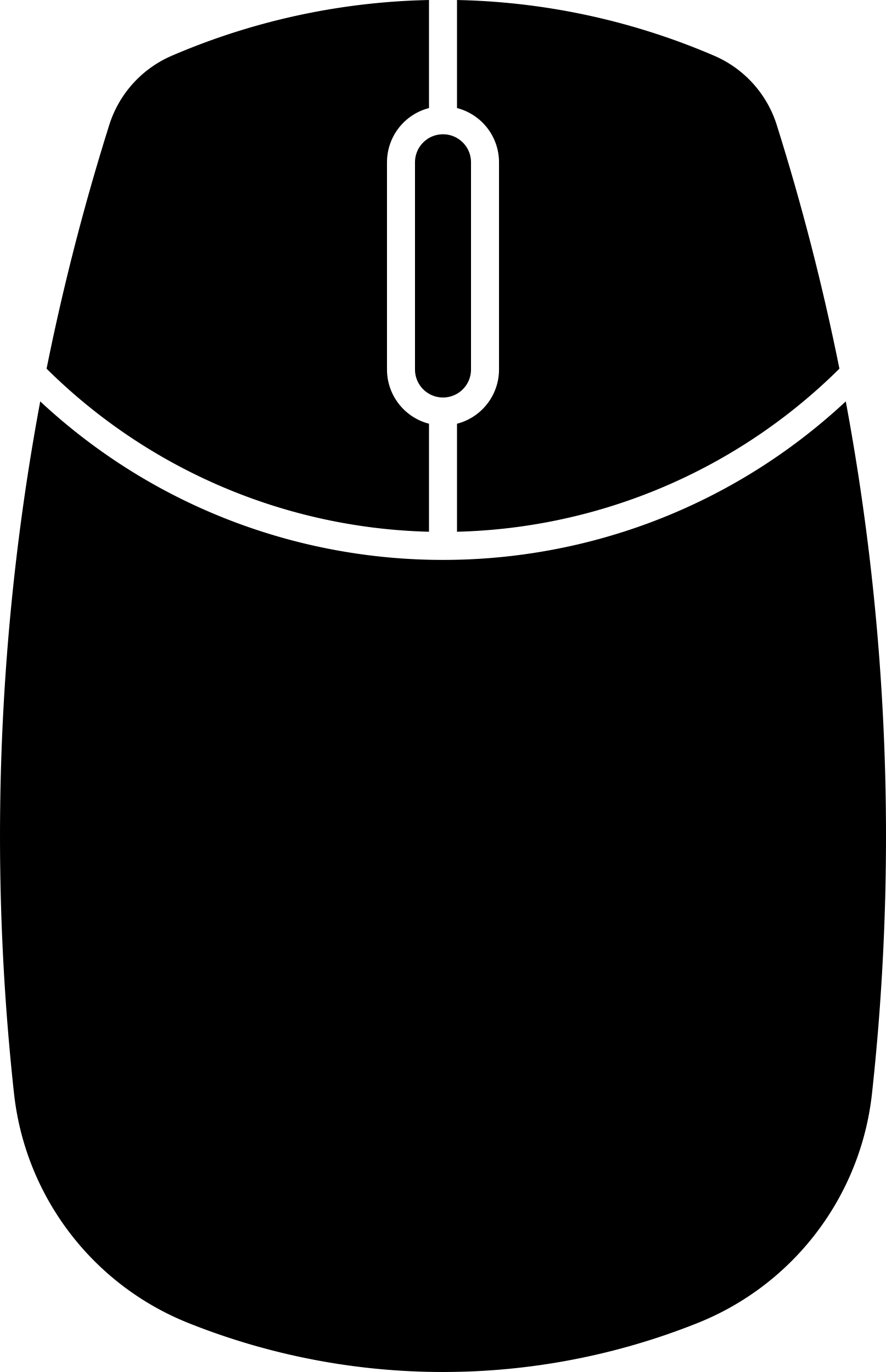 Big Computer Mouse Outline Svg File Free Vectors